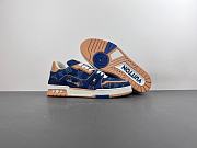 LV Trainer Sneaker Blue 1AJ369  - 6