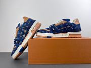 LV Trainer Sneaker Blue 1AJ369  - 2
