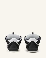 LanVin CURB SNEAKERS IN LEATHER Black/White FU-SKDK12-BICO-E25100037 - 6
