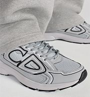Dior B30 Gray Technical Mesh and Dior Gray Technical Fabric 3SN279ZRD_H868 - 3