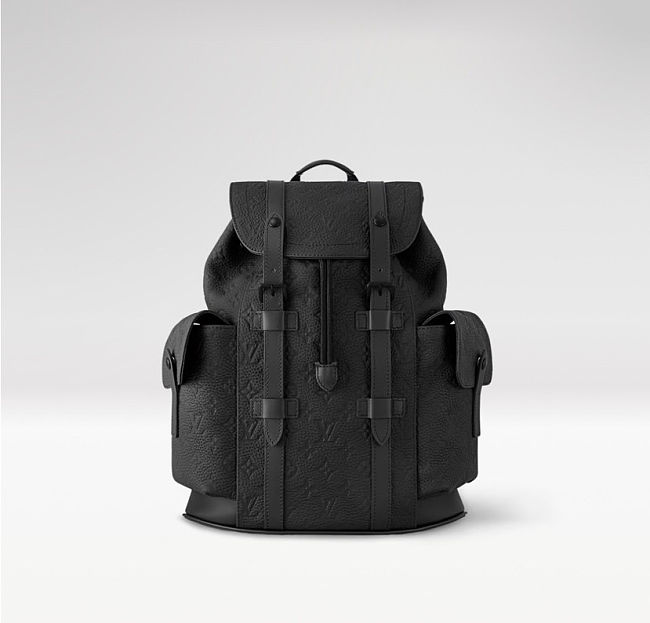 LV Christopher PM Monogram Taurillon Leather LG Backpack Size 32 x 39 x 12 cm - 1