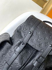 LV Christopher PM Monogram Taurillon Leather LG Backpack Size 32 x 39 x 12 cm - 5