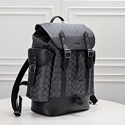Coach Hitch In Signature Canvas ‘Black’ Backpack C7673-JICHR Size 31x42x14.5cm - 4