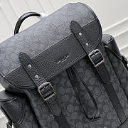 Coach Hitch In Signature Canvas ‘Black’ Backpack C7673-JICHR Size 31x42x14.5cm - 5