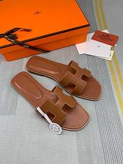 Hermès Oran Sandals In Brown - 1
