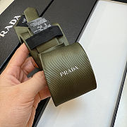 Prada Green Men Re-Nylon Gabardine Tie - 6