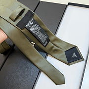 Prada Green Men Re-Nylon Gabardine Tie - 5