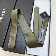 Prada Green Men Re-Nylon Gabardine Tie - 4