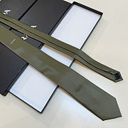 Prada Green Men Re-Nylon Gabardine Tie - 3