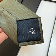 Prada Green Men Re-Nylon Gabardine Tie - 2