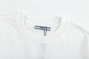 Prada striped letter logo short-sleeved White t-shirt - 5