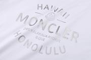 Moncler Metallic Logo Print Crewneck T-Shirt White Men's - 5