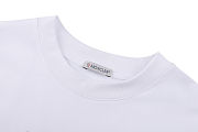 Moncler Metallic Logo Print Crewneck T-Shirt White Men's - 2