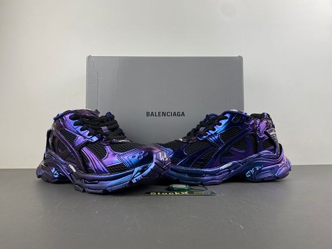 Balenciaga Runner Iridescent Blue 772774 WRNBT 4000 - 1