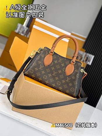 Louis Vuitton Monogram Vendome MM Black Size 26x18x15cm