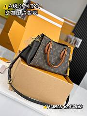 Louis Vuitton Monogram Vendome MM Black Size 26x18x15cm - 3