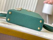 Louis Vuitton Emeraude Green Mini Python Capucines Size 27 x 18 x 9cm - 2