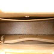 Chanel Metallic Shiny Aged Calfskin Quilted Nano Kelly Shopper Gold Size 13 x 19 x 7 cm - 3