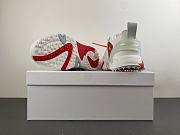 Off-White White & Red Odsy 2000 Sneakers  - 4