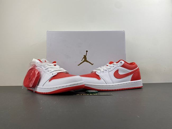 Air Jordan 1 Low White Chile Red DC0774-110 - 1