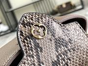 Louis Vuitton Taupe Leather and Python Capucines Mini Bag Size 21 x 14 x 8 cm - 2