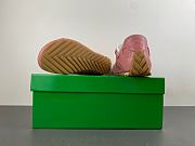 Bottega Veneta Orbit Flash Calfskin Camelia Low Top Sneakers - 6