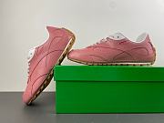 Bottega Veneta Orbit Flash Calfskin Camelia Low Top Sneakers - 3