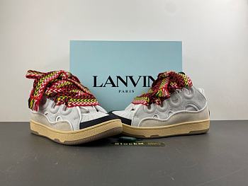Lanvin LEATHER CURB SNEAKERS - FU-SKDK12-DRA2-P2500