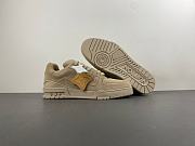 LV Trainer Distressed Beige Sneaker 1AKBOC - 5