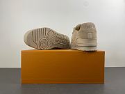 LV Trainer Distressed Beige Sneaker 1AKBOC - 3