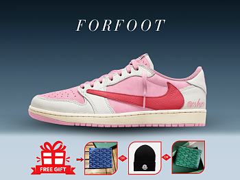 Travis Scott x Air Jordan 1 Low OG “Pink Pack” (2026) IQ7604-101