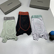 Balenciaga Men's Luxury Underwear 3-Pack Boxers - 6