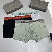 Balenciaga Men's Luxury Underwear 3-Pack Boxers - 5