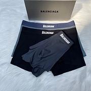 Balenciaga Style Men's Seamless Trunks (Set of 3) - 6