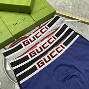 Gucci Style Men's Cotton Boxer Briefs (Set of 3) - 2