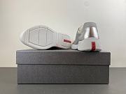 Prada America's Cup metallic leather and bike fabric sneakers - 2