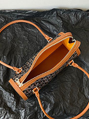 Goyard Canvas Bonbonnière Bag Black and Brown Size 30 x 10.5 x 12cm - 5