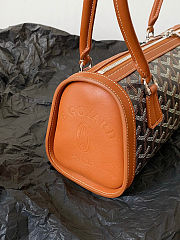 Goyard Canvas Bonbonnière Bag Black and Brown Size 30 x 10.5 x 12cm - 4