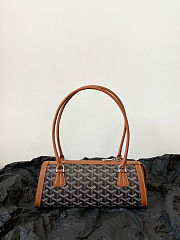Goyard Canvas Bonbonnière Bag Black and Brown Size 30 x 10.5 x 12cm - 3