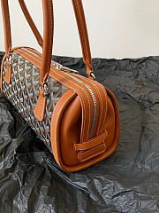 Goyard Canvas Bonbonnière Bag Black and Brown Size 30 x 10.5 x 12cm - 2