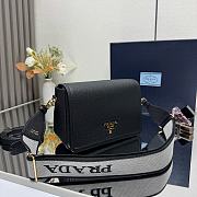 Prada Leather Shoulder Bag Black 23 x 15.5 x 9cm - 5