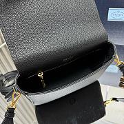Prada Leather Shoulder Bag Black 23 x 15.5 x 9cm - 2