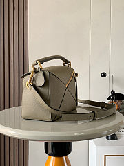 Loewe Calfskin Small Puzzle Bag Artichoke Green Size 24 x 16 x 10cm - 6