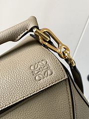 Loewe Calfskin Small Puzzle Bag Artichoke Green Size 24 x 16 x 10cm - 4