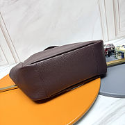 YSL LE 5 À 7 BEA in grained leather in Brown Size 50×28×18cm - 6