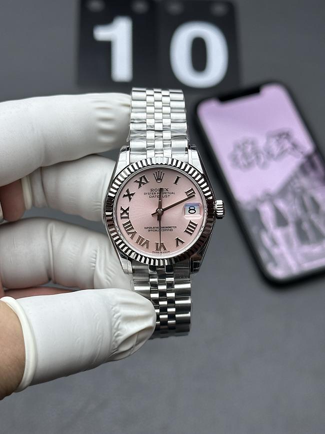 Rolex Lady-Datejust 28 M279174-0003 279174-0003 Oystersteel and 18ct White Gold Pink Dial - 1