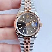 Rolex Datejust 36 M126231-0013 126231-0013 Oystersteel and 18ct Everose Gold Slate Dial - Smooth - 1