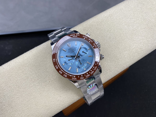Rolex Cosmograph Daytona ICE Blue Dial 126506 watch dial diameter 40mm - 1
