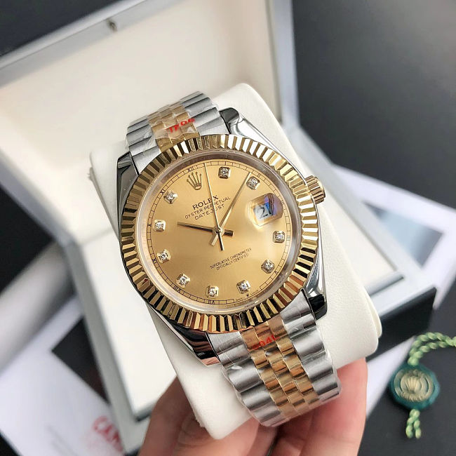 Rolex Rolex Datejust M126333-0012 Men's Watch Silver and Gold - 1