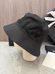 Chanel Cotton Pearl CC Bucket Hat S Black 1807540 - 4
